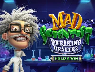 Mad Scientist Breaking Beakers 